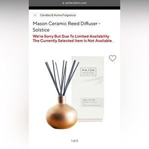 Mason Homescent Collection - Solstice (new in box)